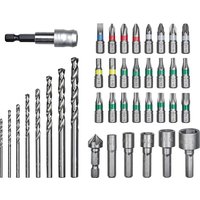 39 Piece HSS Drill Screwdriver Bit Set