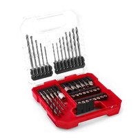 40 Piece Screwdriver Hex Shank Drill Bit Set L Case