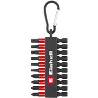 10 Piece Impact Screwdriver Bit Set on Snap Hook Carabiner