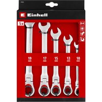 Einhell 5 Piece Flexible Ratchet Spanner Set