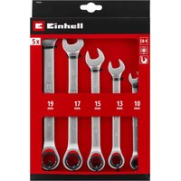 5 Piece Ratchet Combination Spanner Set