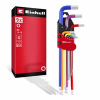 9 Piece Coded Hexagon Allen Key Set
