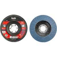2 Piece Abrasive Flap Disc Set 115mm Pack 2