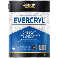 Everbuild Evercryl One Coat Black 5kg