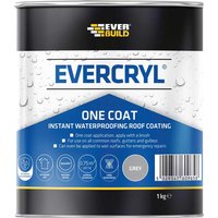Everbuild Evercryl One Coat Grey 1kg
