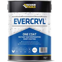 Everbuild Evercryl One Coat White 5kg