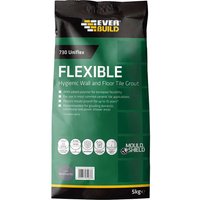 Everbuild Universal Flexible Tile Grout Anthracite 5kg