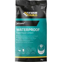 Everbuild - JETWAT3 Jetcem Waterproofing Rapid Set Cement (Single 3kg Pack) EVBJETWAT3