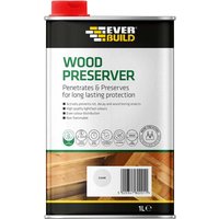 Everbuild Lumberjack Wood Preserver Clear 1l