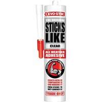 Evo Stik Sticks Like All Weather Adhesive Clear