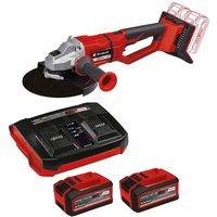 Einhell Professional AXXIO 36/230 Q 36v Cordless Brushless Angle Grinder 230mm 2 x 8ah Plus Li-ion Twin or Dual Battery Charger No Case