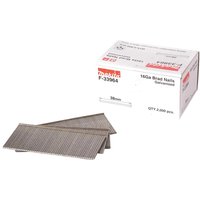 Straight 16 Gauge Finishing Brad Nails 38mm Pack 2000