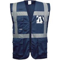 Portwest Iona Executive Vest S Navy Pack of 10 POW21438