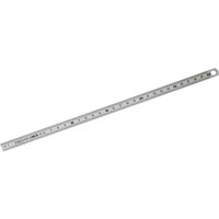 DELA.1051 Metric Double Sided Stainless Steel Rule 20" 500mm