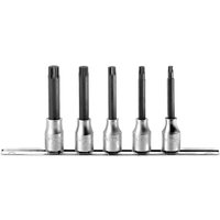 SV.J5 1 2" Drive 5 Piece XZN Spline Socket Head Bits