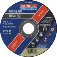 Metal Cut Off Disc 115mm 3.2mm 22mm