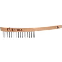 Heavy-Duty Scratch Brush, Two Row FAI6802F - Faithfull