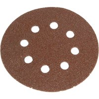 125mm Hook Loop Perforated Sanding Discs 125mm Medium Pack 5