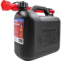 Faithfull Plastic Fuel Can 5l Black