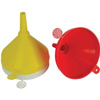Faithfull AGT7801 Plastic Funnel 150mm Set, 3 Piece