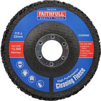 Faithfull Surface Cleaning Coarse Fleece Disc