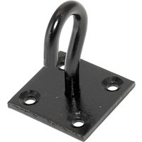 Wall Hook On Plate Japanned