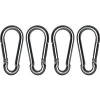 Zinc Plated Fire Brigade Snap Hook Carabiner