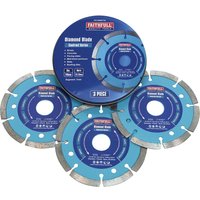 3 Piece Contract Diamond Blade 115mm