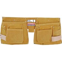 10 Pocket Leather Tool Nail Pouch