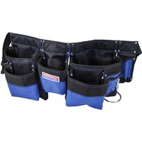 Faithfull - Double Tool & Nail Pouch 2100D Nylon Size 260 x 600mm faidtnpn
