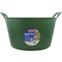 Faithfull FAIECOFLXG15 Eco Flex Tub 15 litre - Recycled Green