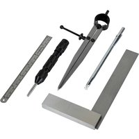 5 Piece Stainless Steel Marking Measuring Set