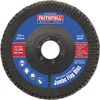 Zirconia Abrasive Jumbo Flap Disc 125mm Pack 1