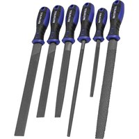 6 Piece File Rasp Set Plastic Tool Roll