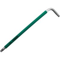Faithfull Coloured Star Key T15 - S2 Steel, Colour-Coded in Green