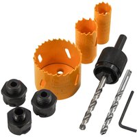 Faithfull Quick Change Arbor Holesaw Kit