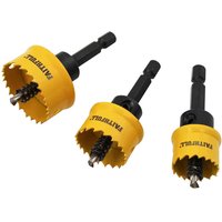 3 Piece Mini Hex Shank Hole Saw Set