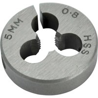 HSS Straight Flute Split Dies M5 13 16"