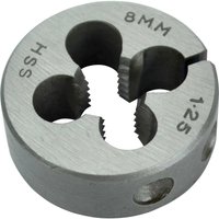 HSS Straight Flute Split Dies M8 1"