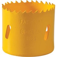 Faithfull Bi-Metal Cobalt Holesaw 54mm Cutting Depth 38mm FAIHSVP54