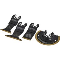 4 Piece OIS Oscillating Tool Purpose Titanium Blade Set