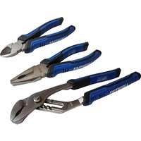 3 Piece Soft Grip Pliers Set