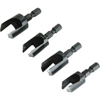 4 Piece Plug Cutter Set