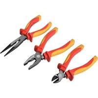 3 Piece VDE Insulated Plier Set