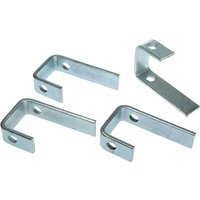 External Building Profile Clamp Bracket Pack 4
