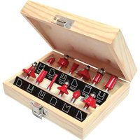 12 Piece 1 4" Router Bit Set