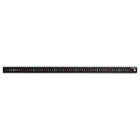 Faithfull Matt Black Stainless Steel Measuring Rule 600mm