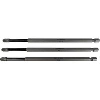 Pozidriv Impact Screwdriver Bits PZ3 150mm Pack 3