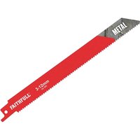 Faithfull S1118BF Metal Reciprocating Sabre Saw Blades 200mm Pack of 5