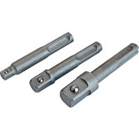 3 Piece SDS Plus to Square Drive Adaptor Set